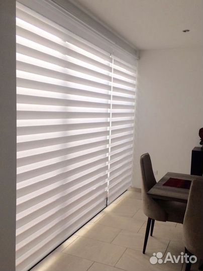 Рулонные шторы день-ночь