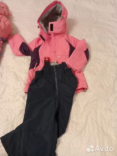 Зимний костюм для девочки 104