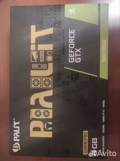 Видеокарта GeForce GTX 1660 super 6 гб