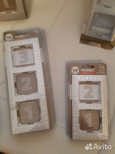 Продам рамки и выключатели werkel