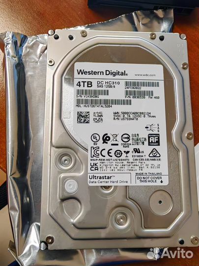 WD Ultrastar 4TB SAS