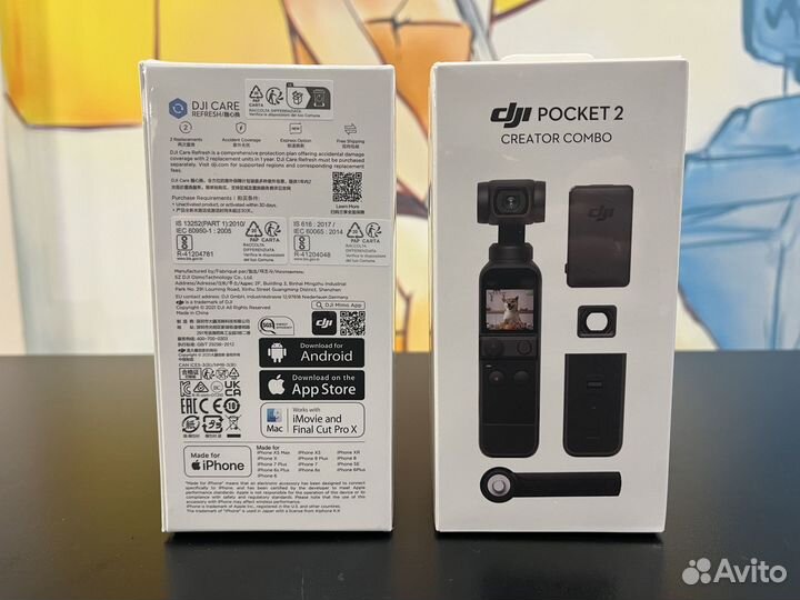 Экшн-камера DJI Osmo Pocket 2 Creator Combo (черны