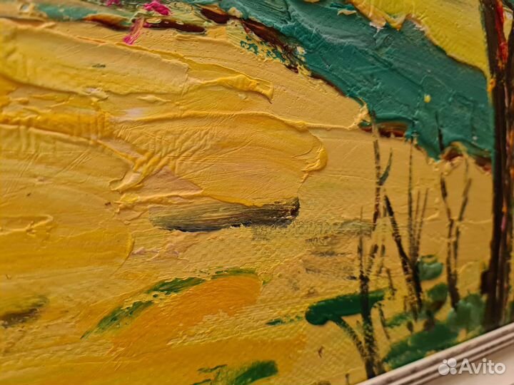 Картина маслом В долине