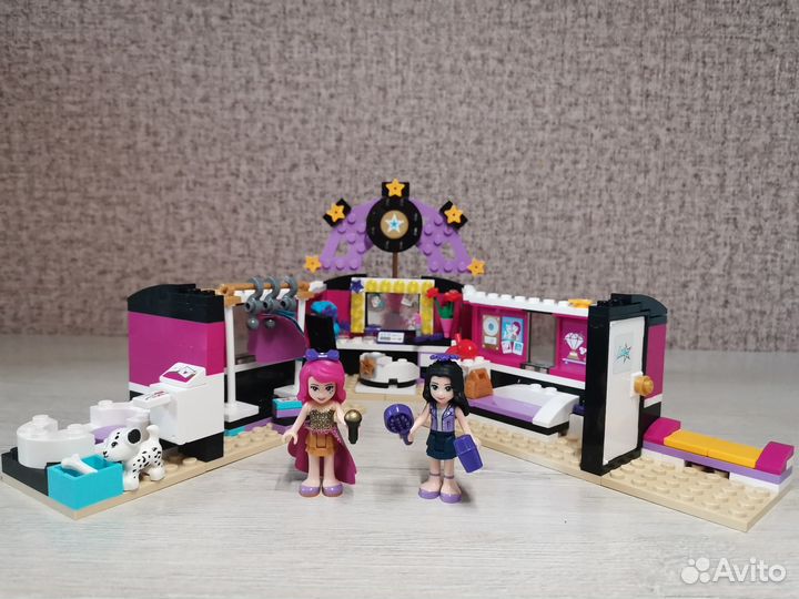 Lego friends гримерная поп звезды 41104