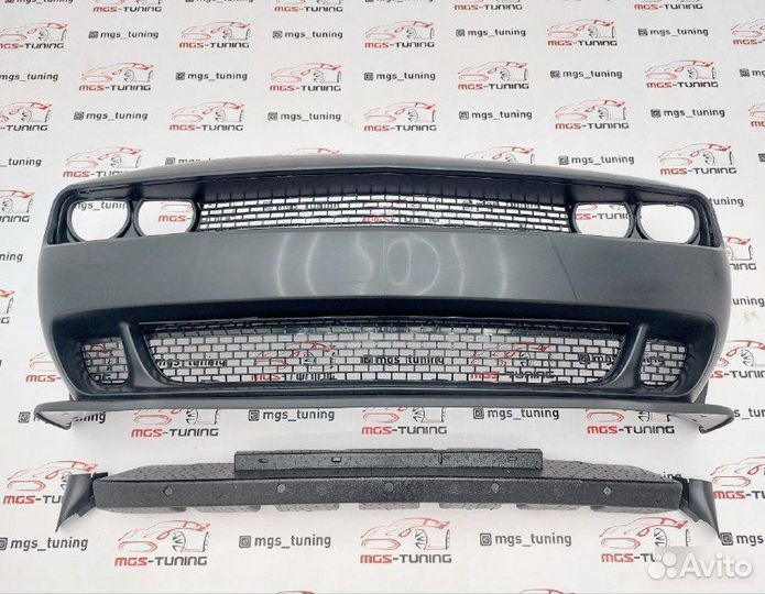 Бампер передний стиль Hellcat Dodge Challenger 14+