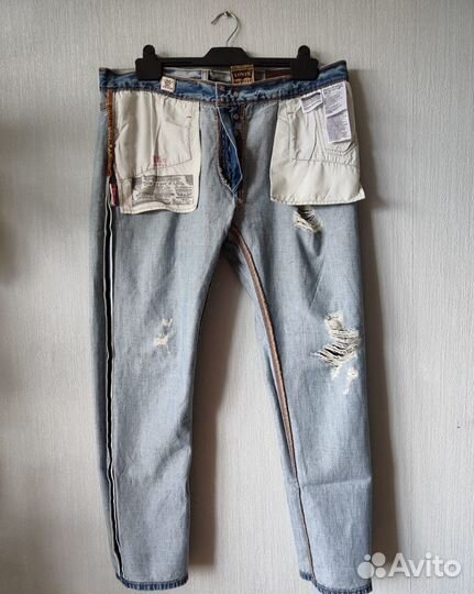 Джинсы Levis 501 CT Selvedge Denim White Oak