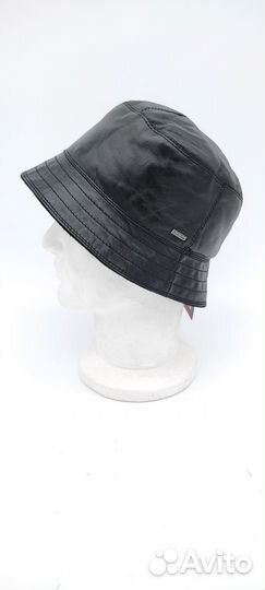 Шляпа-панама из натуральной кожи