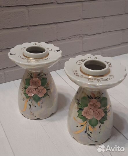 Кисловодский фарфор, подсвечник