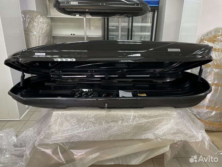 Автобокс Voyage X 500л 218см цвет Черный глянец