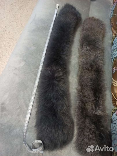 Меховой воротник песец