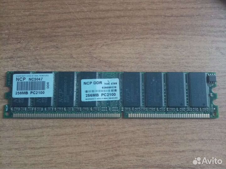 Оперативная память NVP 256MB DDR