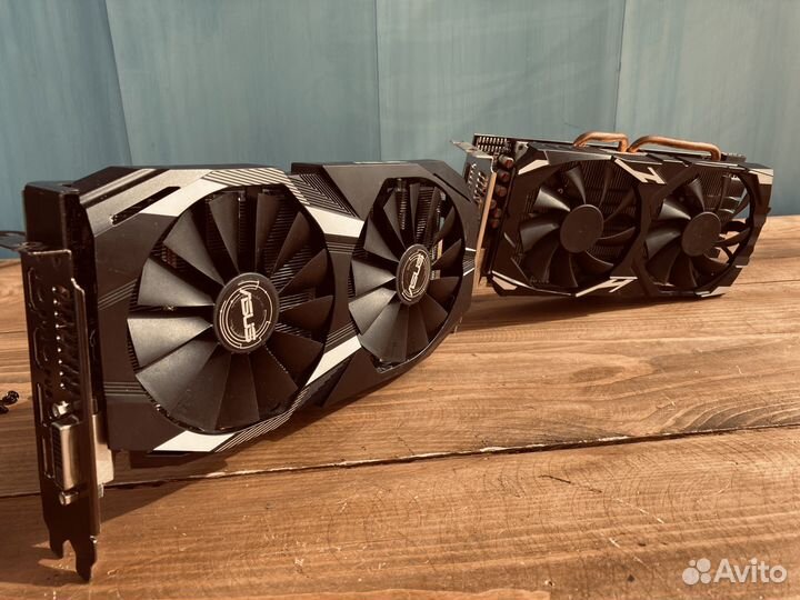 Исправные видеокарты RX 580 и RX 590