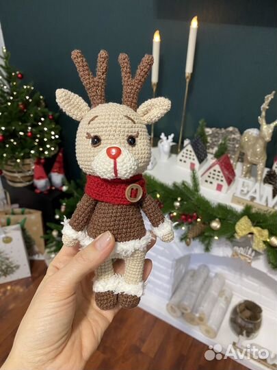 Новогодние игрушки олень