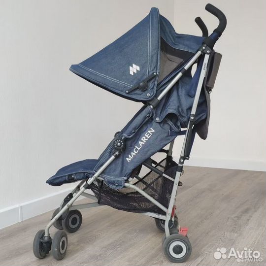 Коляска трость Maclaren quest denim