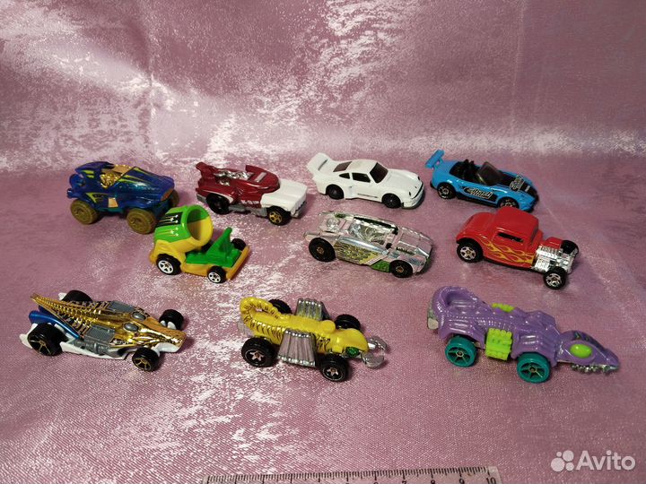 Hot Wheels 10 шт. машинки Малайзия Croc rod Hotwei