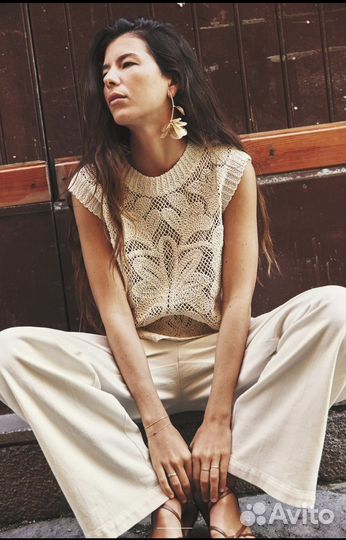 Вязаный топ Zara