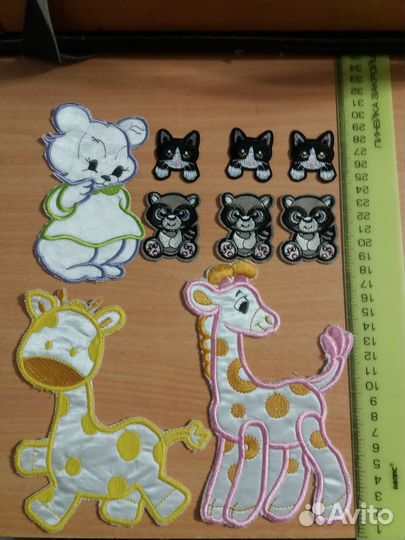 Термоапликации.Нашивки и апликации для одежды