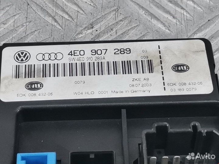 Блок комфорта для Audi A8 D3 4E0910289D