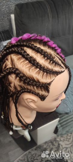 Плетение афрокосичек на дому