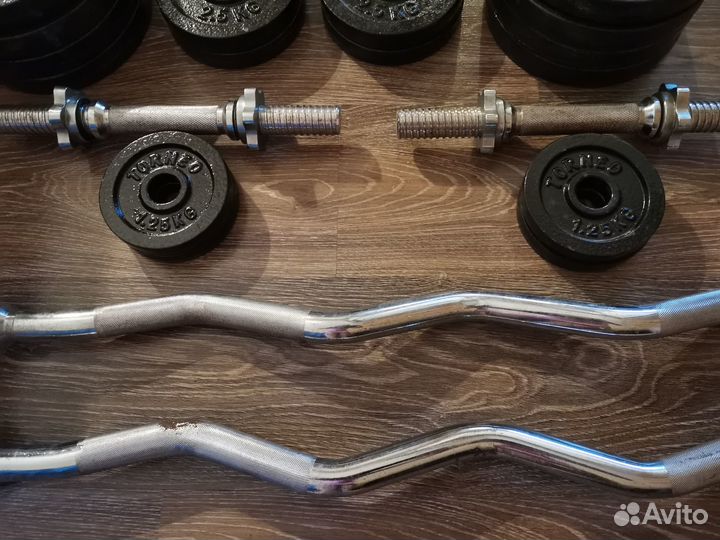 Штанга гриф блины бу