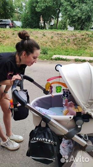 Коляска 2 в 1 hot mom