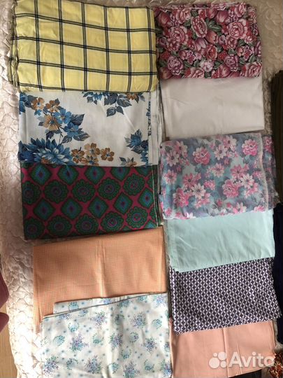 Ткань хлопок ссср,жаккард,фланель,габардин,брезент