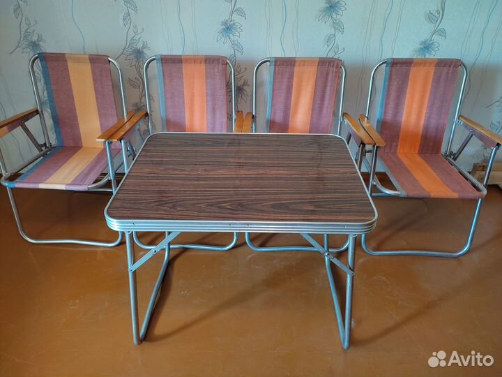 Туристический набор стол и кресла