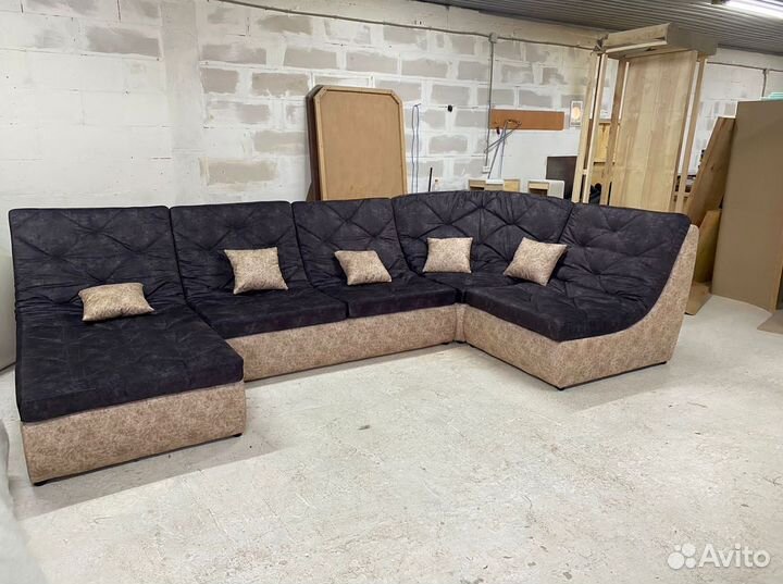 Большой угловой диван / диван кровать