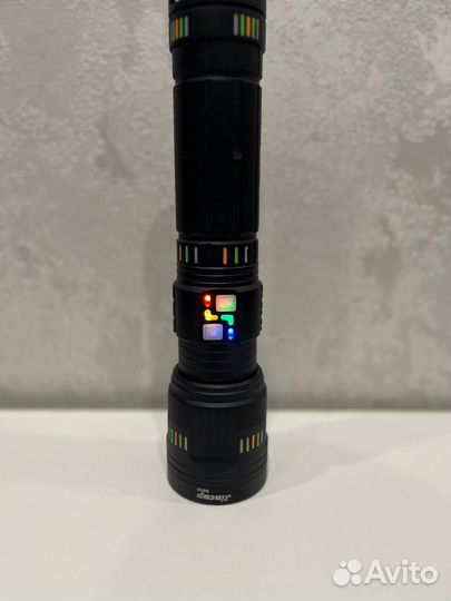 Сверхмощный фонарь, LED фонарик, белый лазер 5000м