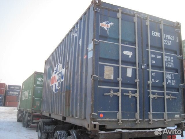 Контейнер морской 20 футов б/у ecmu1295201