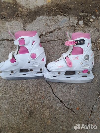 Коньки детские раздвижные 33 36