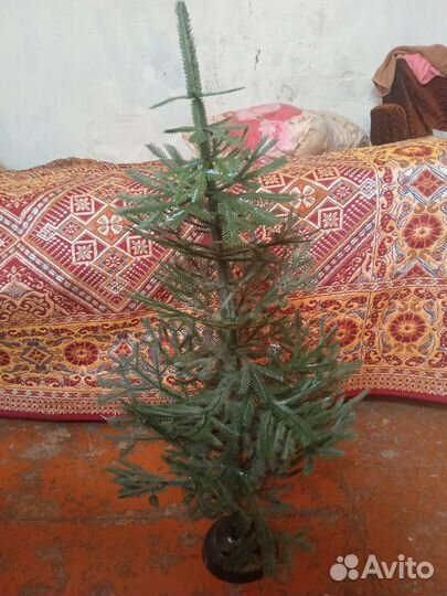 Новогодние игрушки СССР. Ёлочка 60 см и игрушки