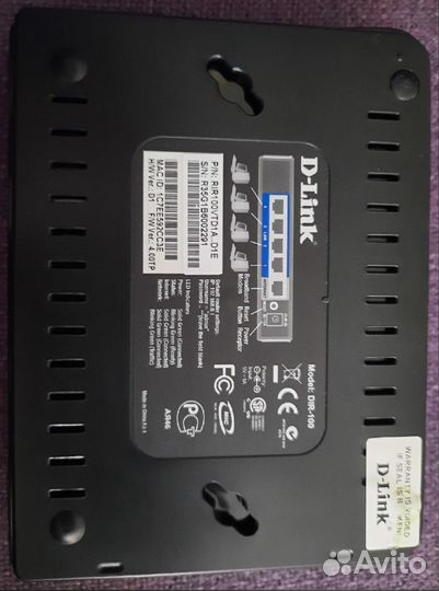 Широкополосный маршрутизатор D-link 100