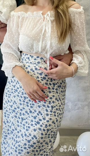 Юбка +топ 42-44размер