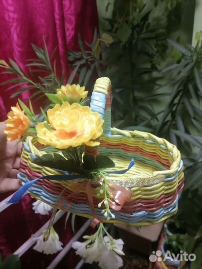 Корзина плетеная