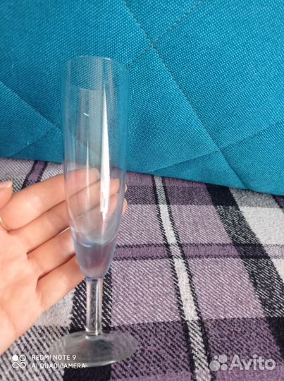 Бокал цветное стекло СССР