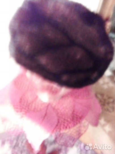 Женская норковая шапка