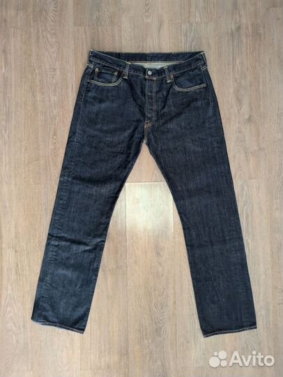 Джинсы Levis 501 w38 L34 Selvage denim