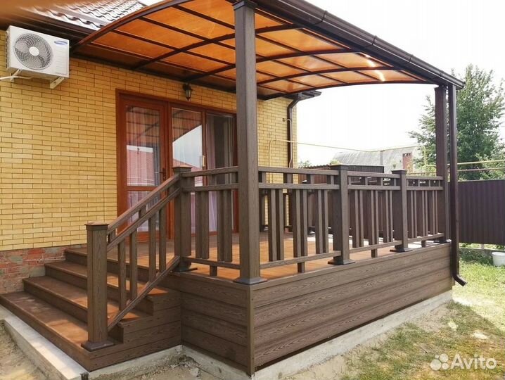 Ремонт пристройка к дому терраса веранда