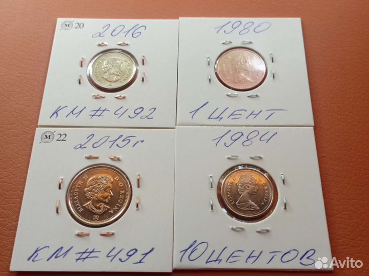 Монеты Канады и Австралии