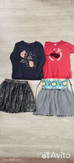 Вещи пакетом на девочку 134-140