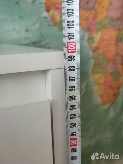 Комод белый высокий