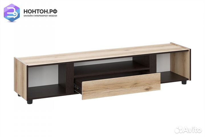 Тв-тумба Прага 1800 дуб делано / дуб венге