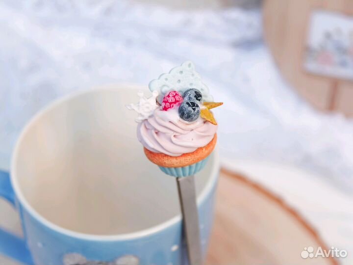 Куклы Тильда из полимерной глины. Декор кружки