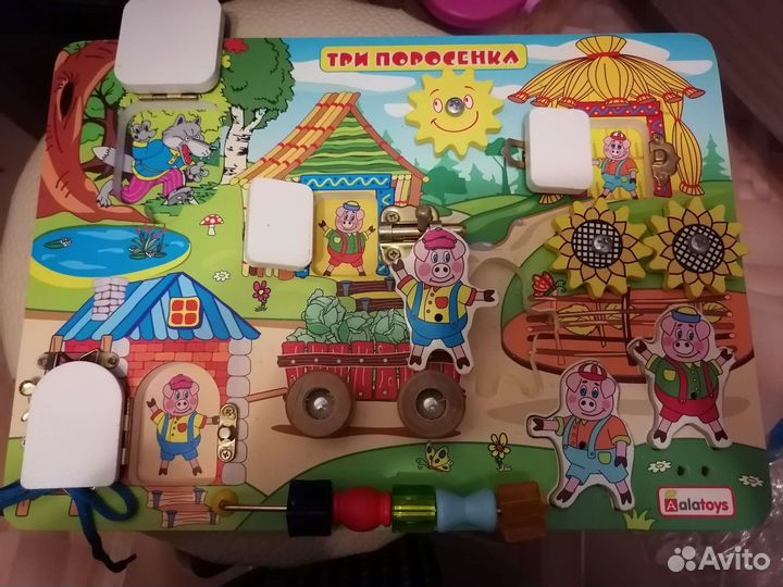 Бизиборд по сказке 