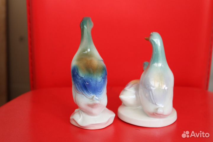 Фарфоровая статуэтка Селезень,Утка.60-е.Германия.G