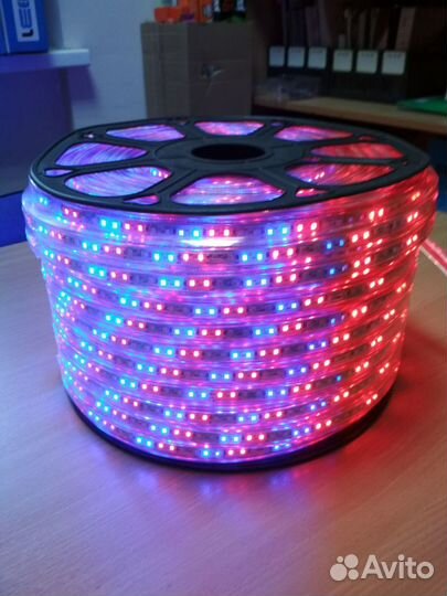 Светодиодная лента 220В RGB Бегущий огонь