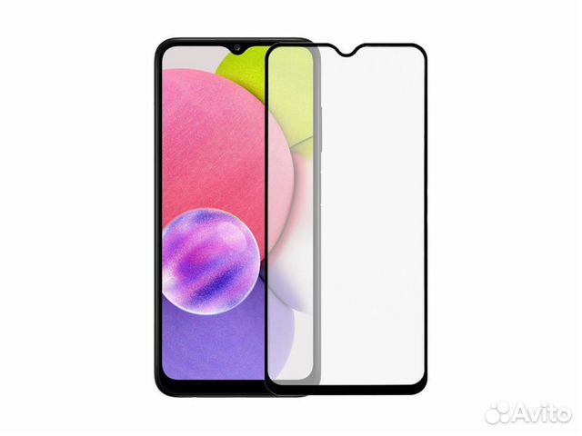 Защитное стекло для Samsung A03S Full Glue