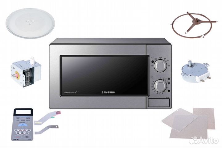 Запчасти для свч микроволновой печи