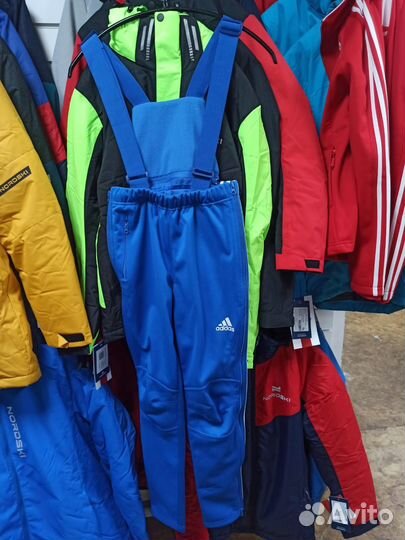 Разминочный костюм Адидас, красный/синий